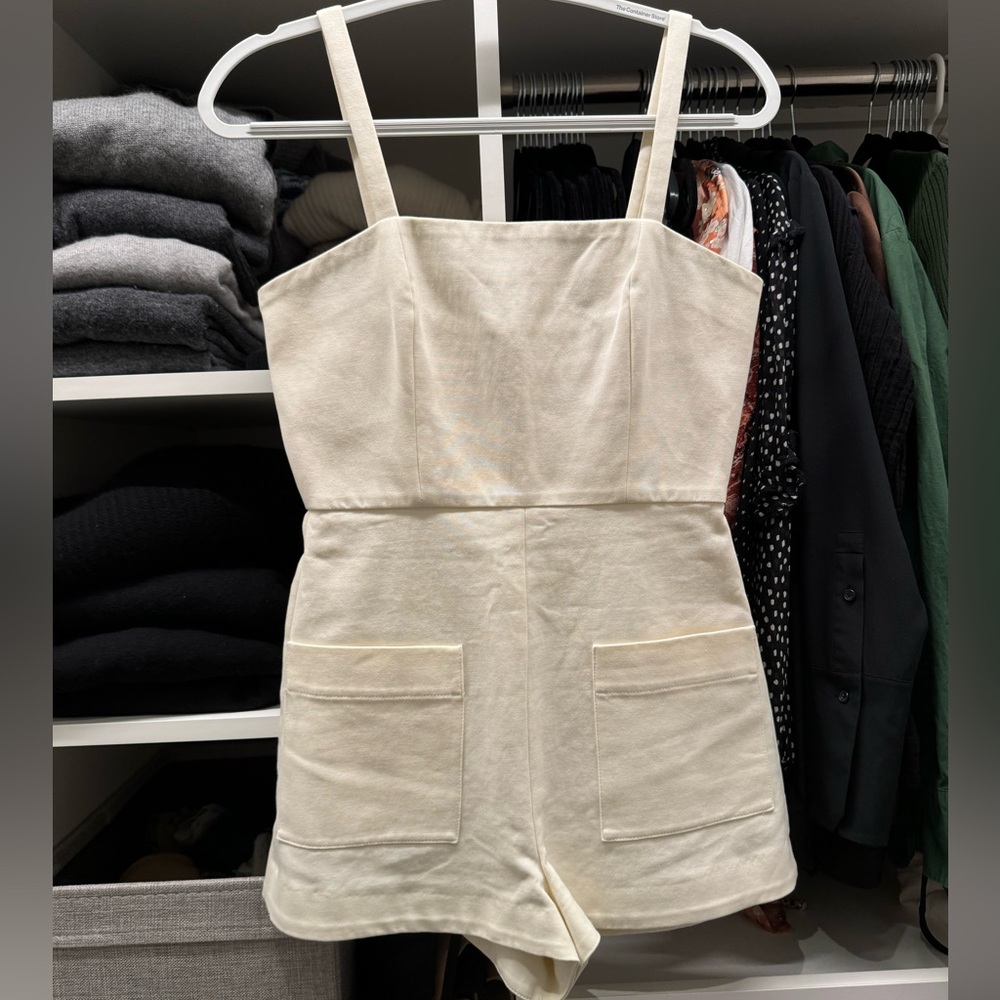 ALEXIS WHITE ROMPER